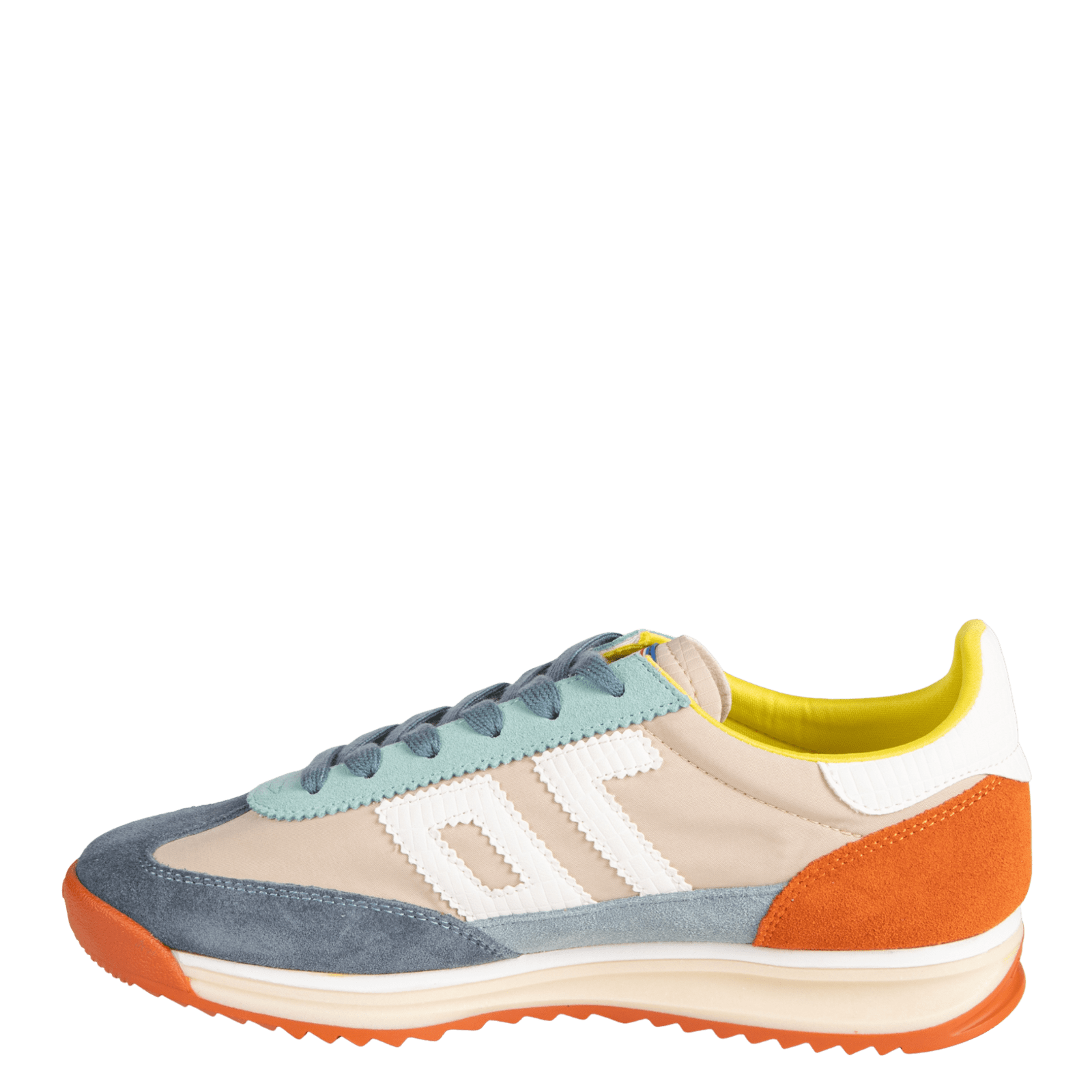 Back 70 Streetwear Back 70 Streetwear Barkley Jogger in Multi Blue Jean Orange - Little Miss Muffin Children & Home