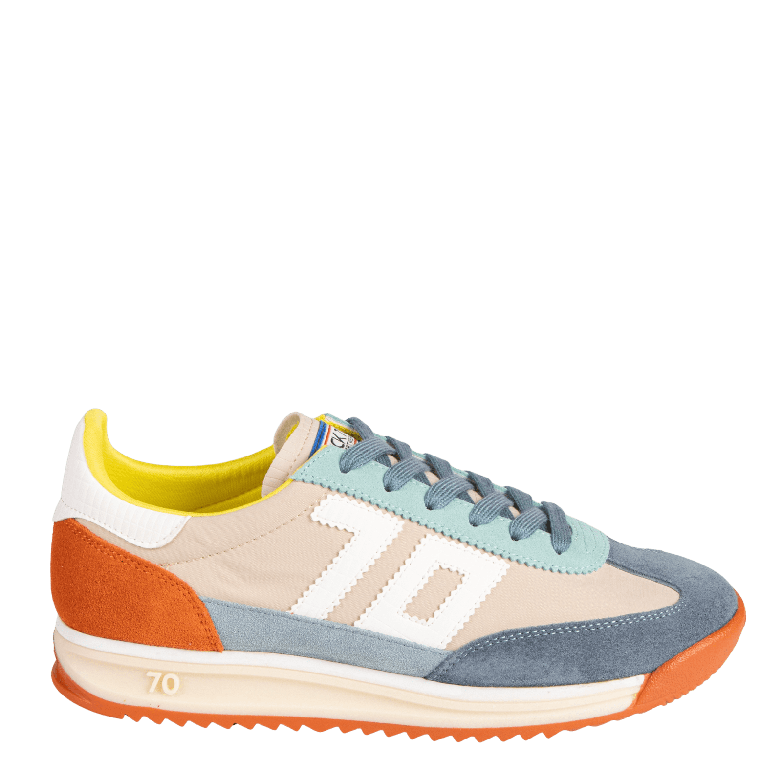 Back 70 Streetwear Back 70 Streetwear Barkley Jogger in Multi Blue Jean Orange - Little Miss Muffin Children & Home