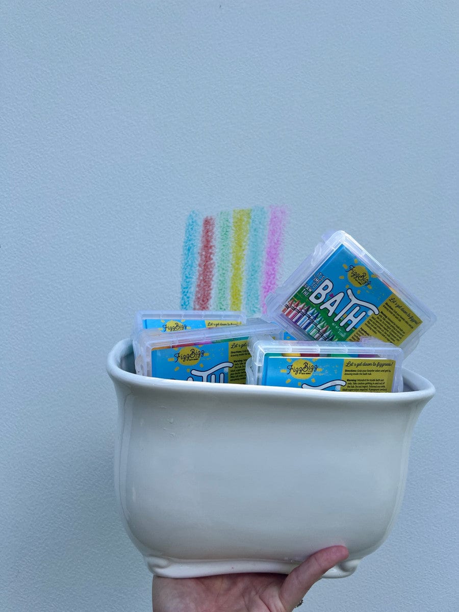 Fizz Bizz Fizz Bizz It's time to draw the bath! Bath Crayons - Little Miss Muffin Children & Home