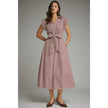 Striped Cap Sleeve Midi Dress, 3 Available Colors