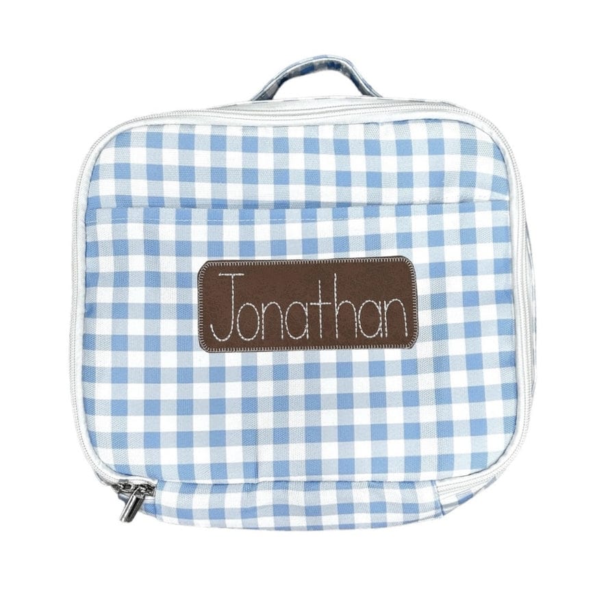 Sugar Bee Clothing Sugar Bee Clothing Lunch Bag - Blue Gingham - Little Miss Muffin Children & Home