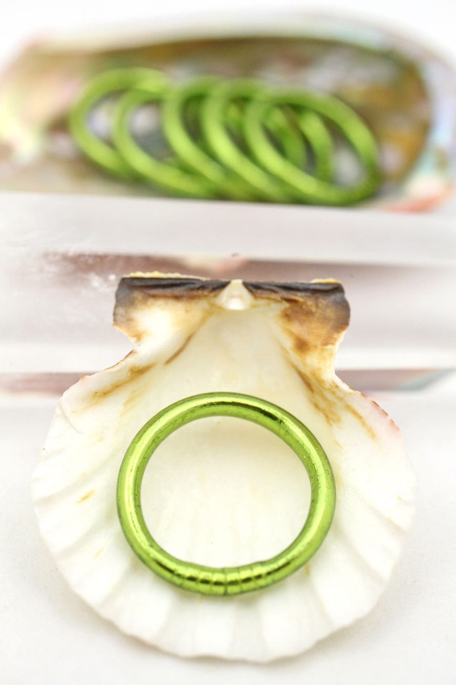 Thai Buddhist Temple Ring, Banana Leaf