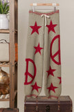 Peace & Stars Cozy Knit Pants