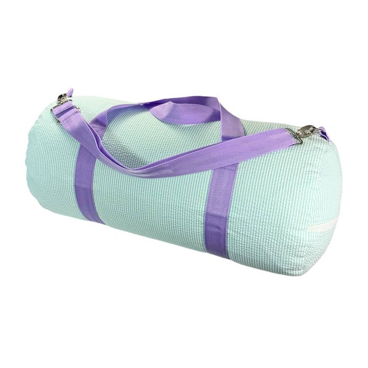 Mint Sweet Little Things Mint Mermaid Seersucker Weekend Duffel - Little Miss Muffin Children & Home