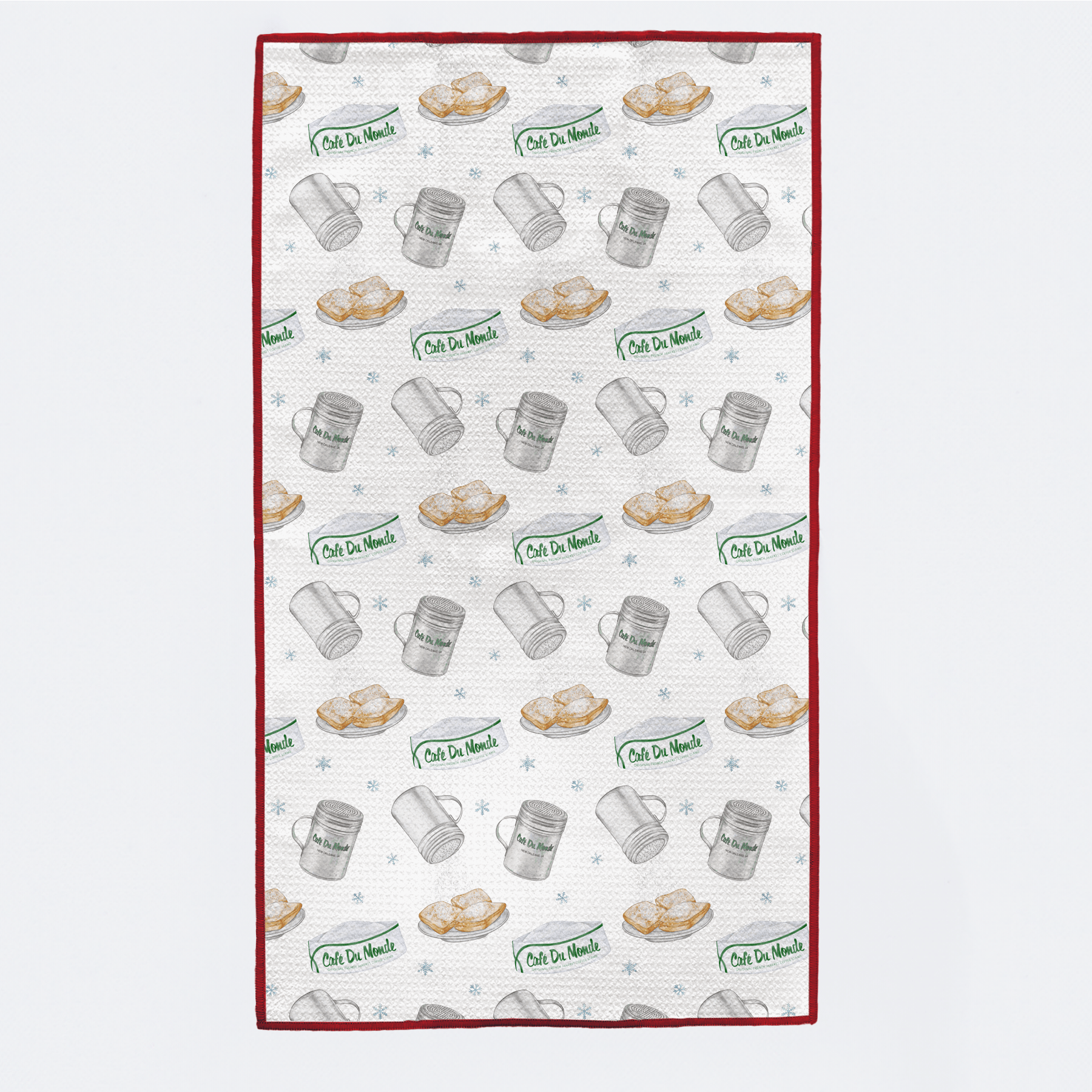 Let it Snow! Beignet Tree Kitchen Towel