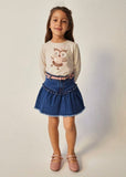 Mayoral Usa Inc Mayoral Denim Skirt with Belt - Little Miss Muffin Children & Home