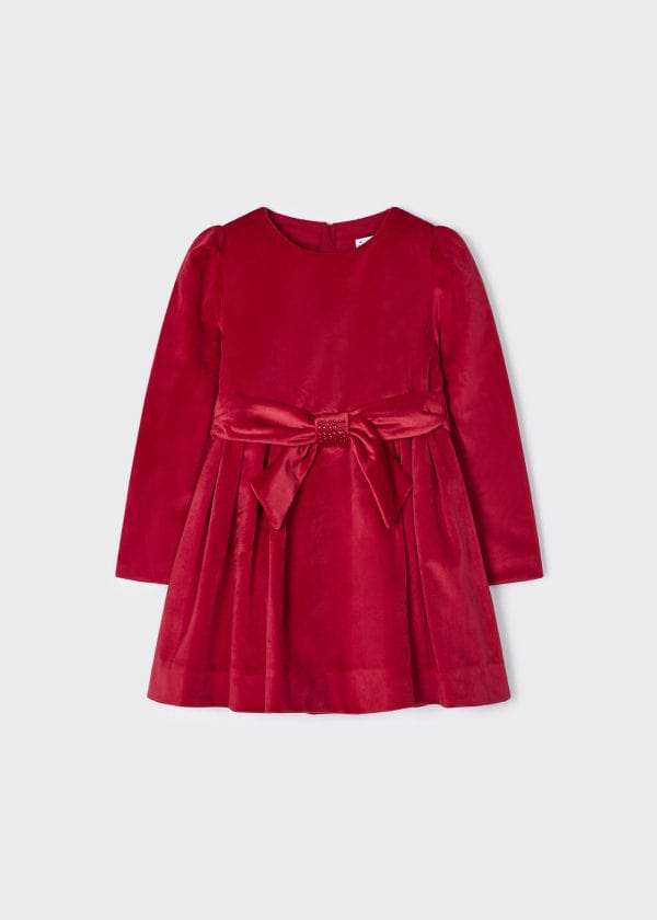 Mayoral Usa Inc Mayoral Belted Velvet Dress - Little Miss Muffin Children & Home