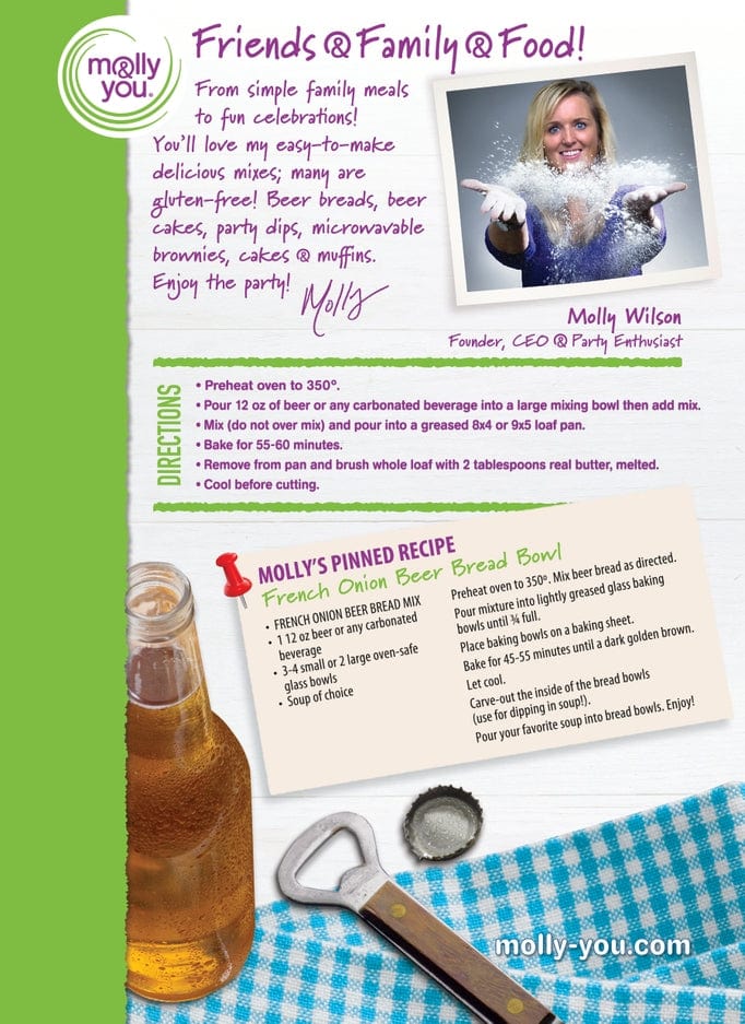 Molly & You Molly & You French Onion Beer Bread Mix - Little Miss Muffin Children & Home