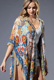 Urbanista Gold Blue Mandala Kimono