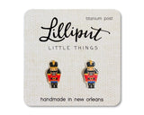 Lilliput Little Things Nutcracker Earrings