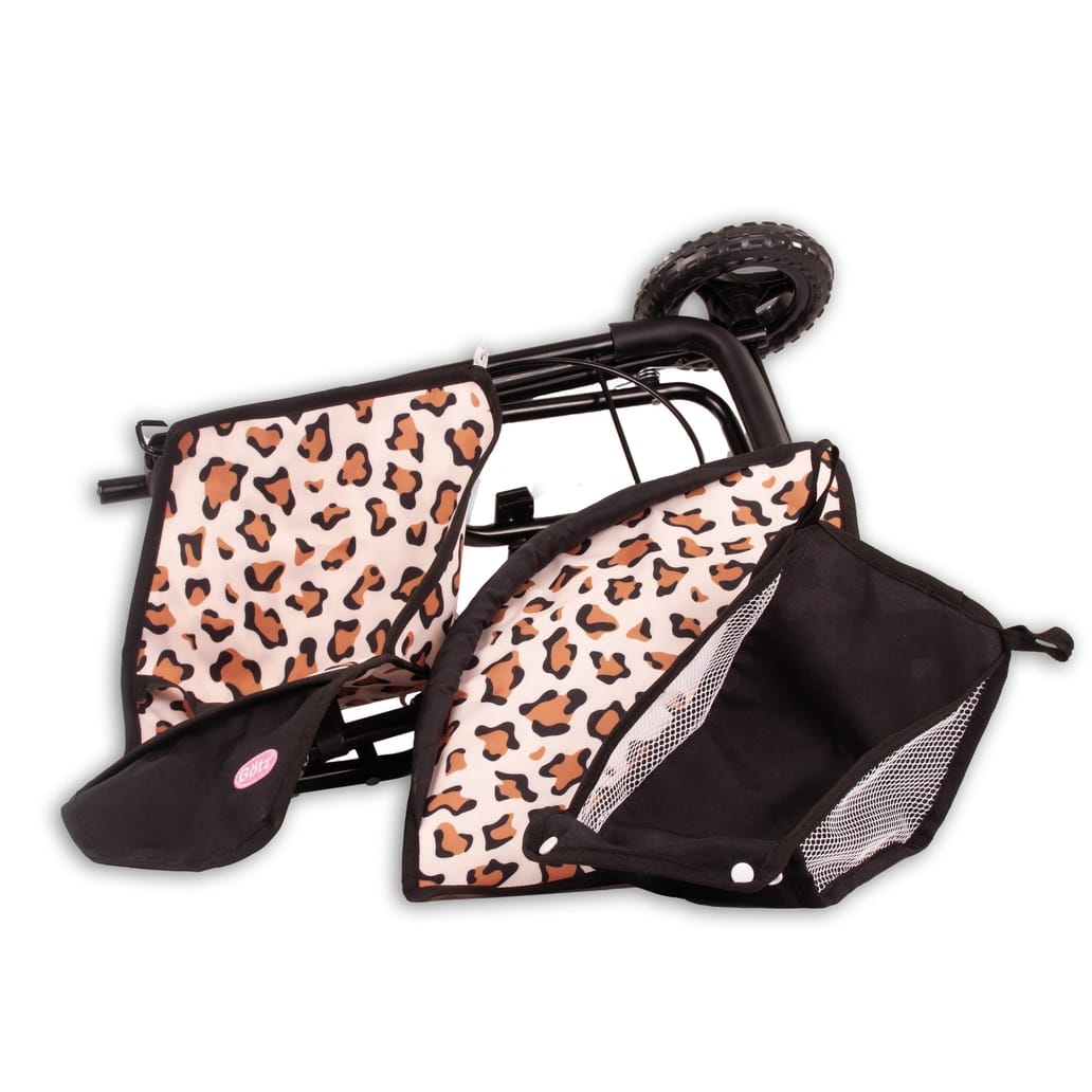 Gotz Gotz Little Tiger 3-Wheel Foldable Doll Stroller, Tiger Print - Little Miss Muffin Children & Home