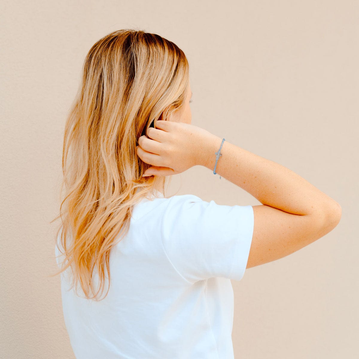 My Saint My Hero Let There Be Light Bracelet Crystal Cross- Paradise Shine Crystal Beads - Little Miss Muffin Children & Home