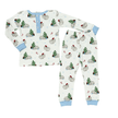 boys blue christmas hippo pajamas