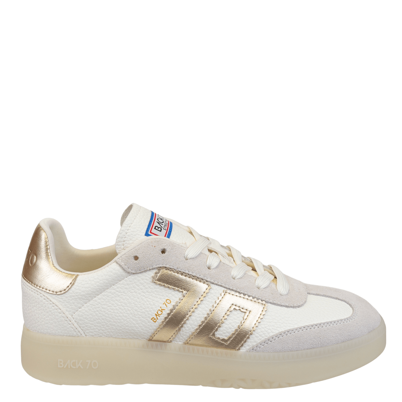 Back 70 Streetwear Back 70 Streetwear Boston Sneakers in Metallic Gold - Little Miss Muffin Children & Home