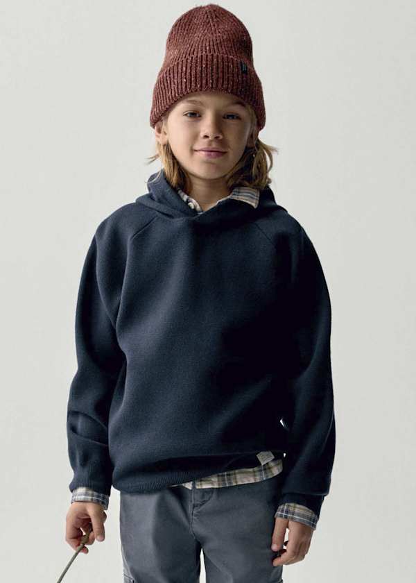 Hooded Knit Sweater