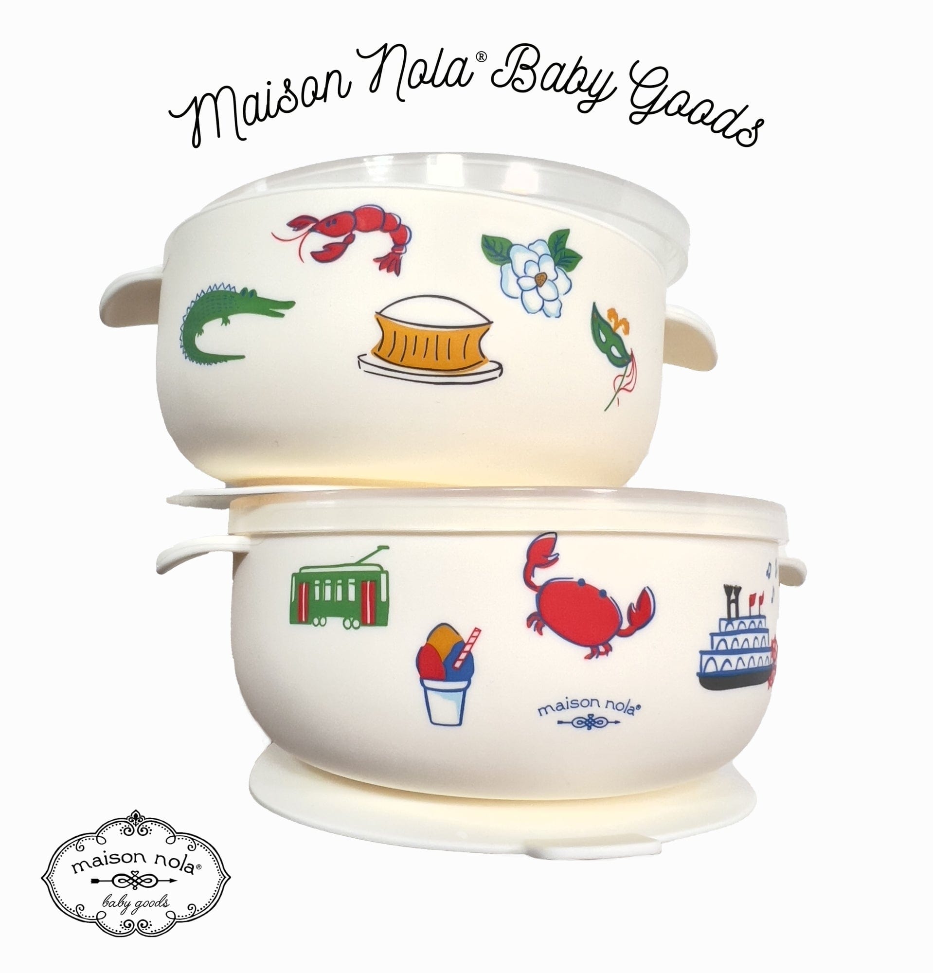 Maison Nola Maison Nola Bowl Icon NOLA - Little Miss Muffin Children & Home