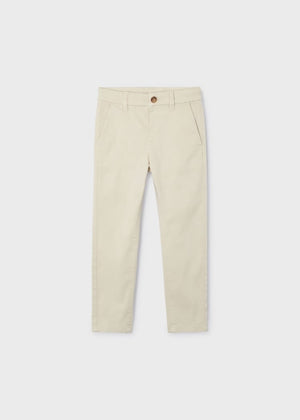 Mayoral Chino Pants in Dark Cream