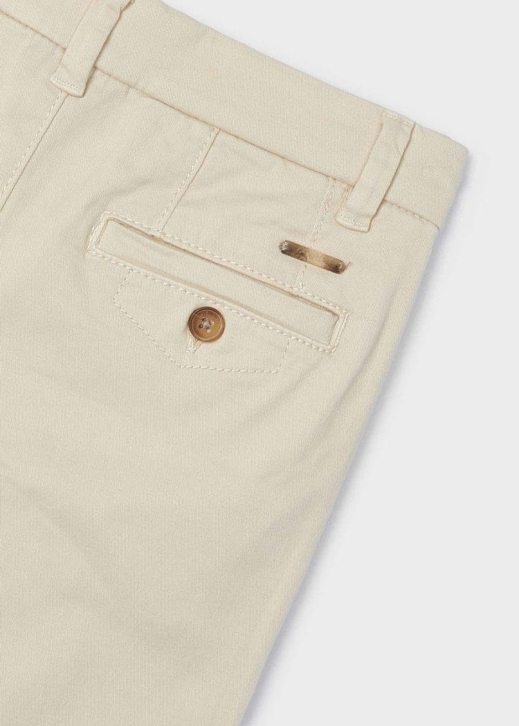 Mayoral Usa Inc Mayoral Chino Pants in Dark Cream - Little Miss Muffin Children & Home