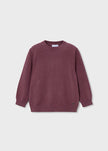 plum crew neck sweater