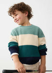 Thick Stripe Knit Sweater