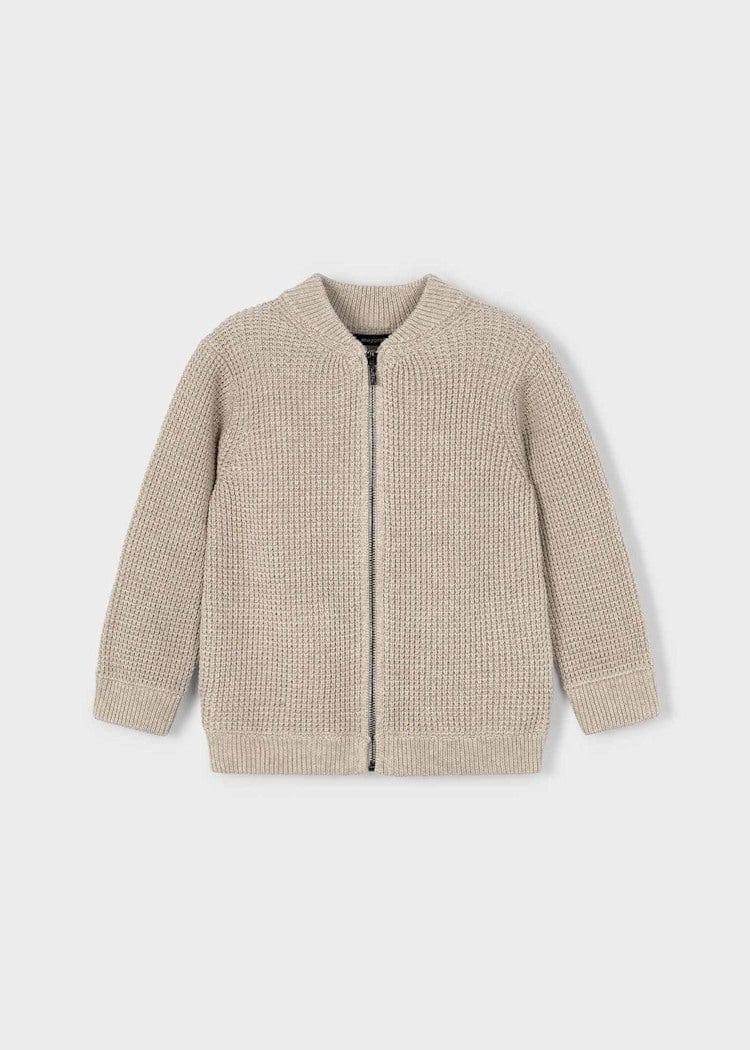 Mayoral Usa Inc Zip Up Knit Cardigan - Little Miss Muffin Children & Home