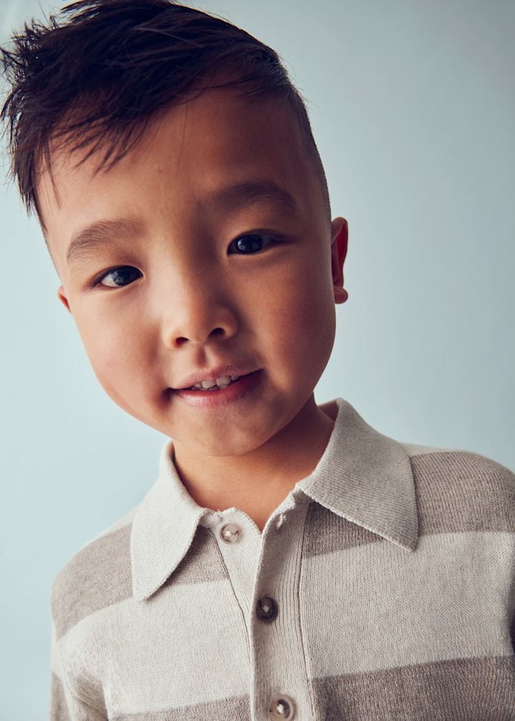 Mayoral Usa Inc Long Sleeve Knit Polo - Little Miss Muffin Children & Home