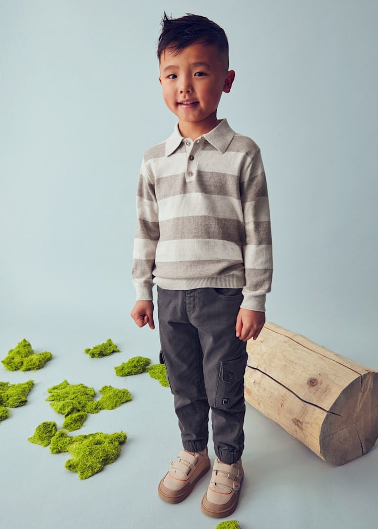 Mayoral Usa Inc Long Sleeve Knit Polo - Little Miss Muffin Children & Home