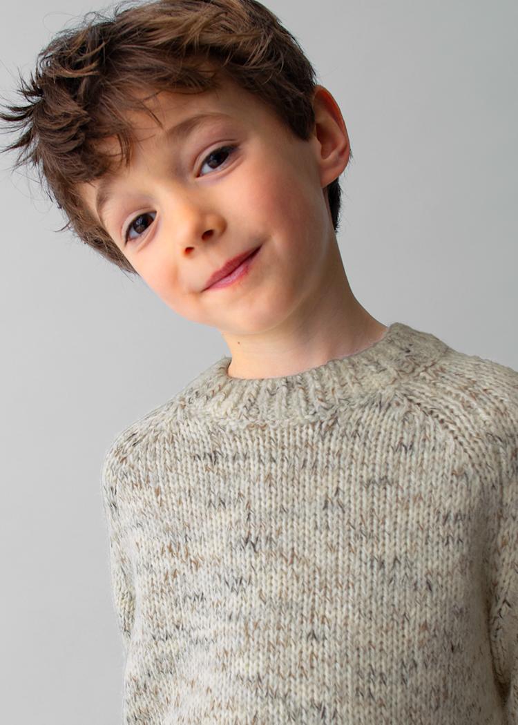 Mayoral Usa Inc Marled Knit Sweater in Cereal Mix - Little Miss Muffin Children & Home