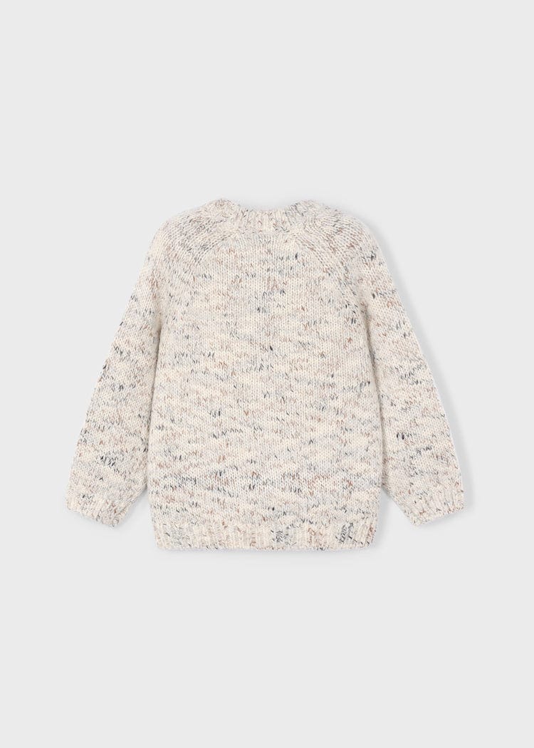 Mayoral Usa Inc Marled Knit Sweater in Cereal Mix - Little Miss Muffin Children & Home