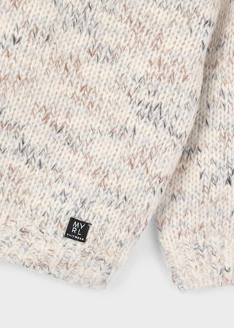Mayoral Usa Inc Marled Knit Sweater in Cereal Mix - Little Miss Muffin Children & Home
