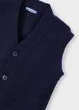 Mayoral Tricot Knit Sweater Vest in Navy