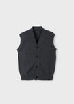 Mayoral Usa Inc Mayoral Tricot Knit Sweater Vest in Pencil Grey - Little Miss Muffin Children & Home
