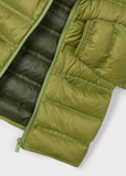 Mayoral Quilted Puffer Coat in Pesto