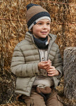 Mayoral Usa Inc Lightweight Puffer Coat in Cashew - Little Miss Muffin Children & Home
