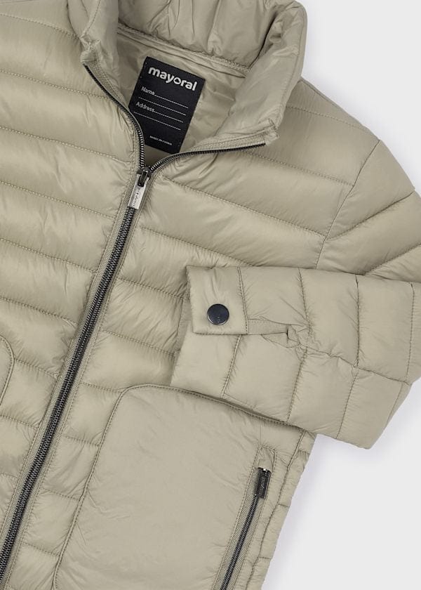 Mayoral Usa Inc Lightweight Puffer Coat in Cashew - Little Miss Muffin Children & Home