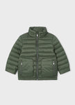 olive green puffer jacket