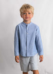 Linen Shirt & Shorts Set