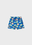 Printed Swim Shorts in Blue