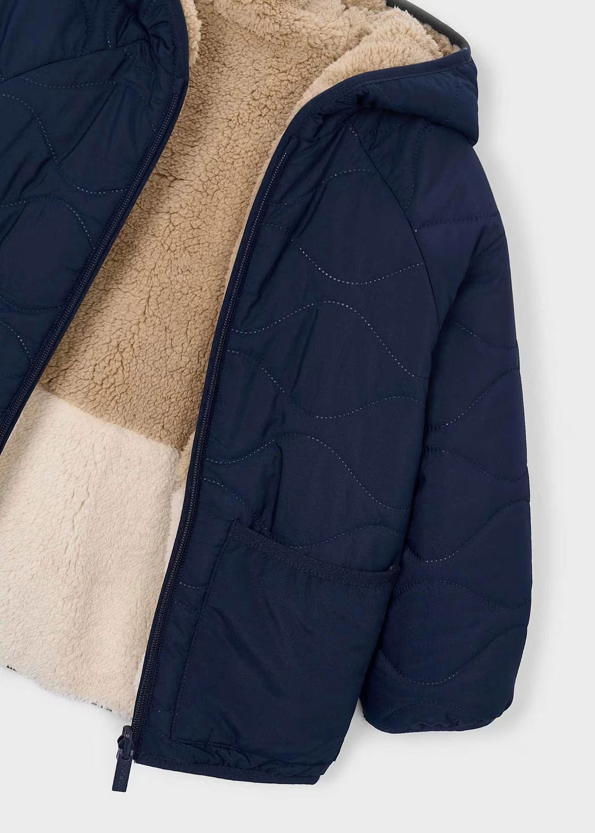 Reversible Sherpa Puffer Jacket