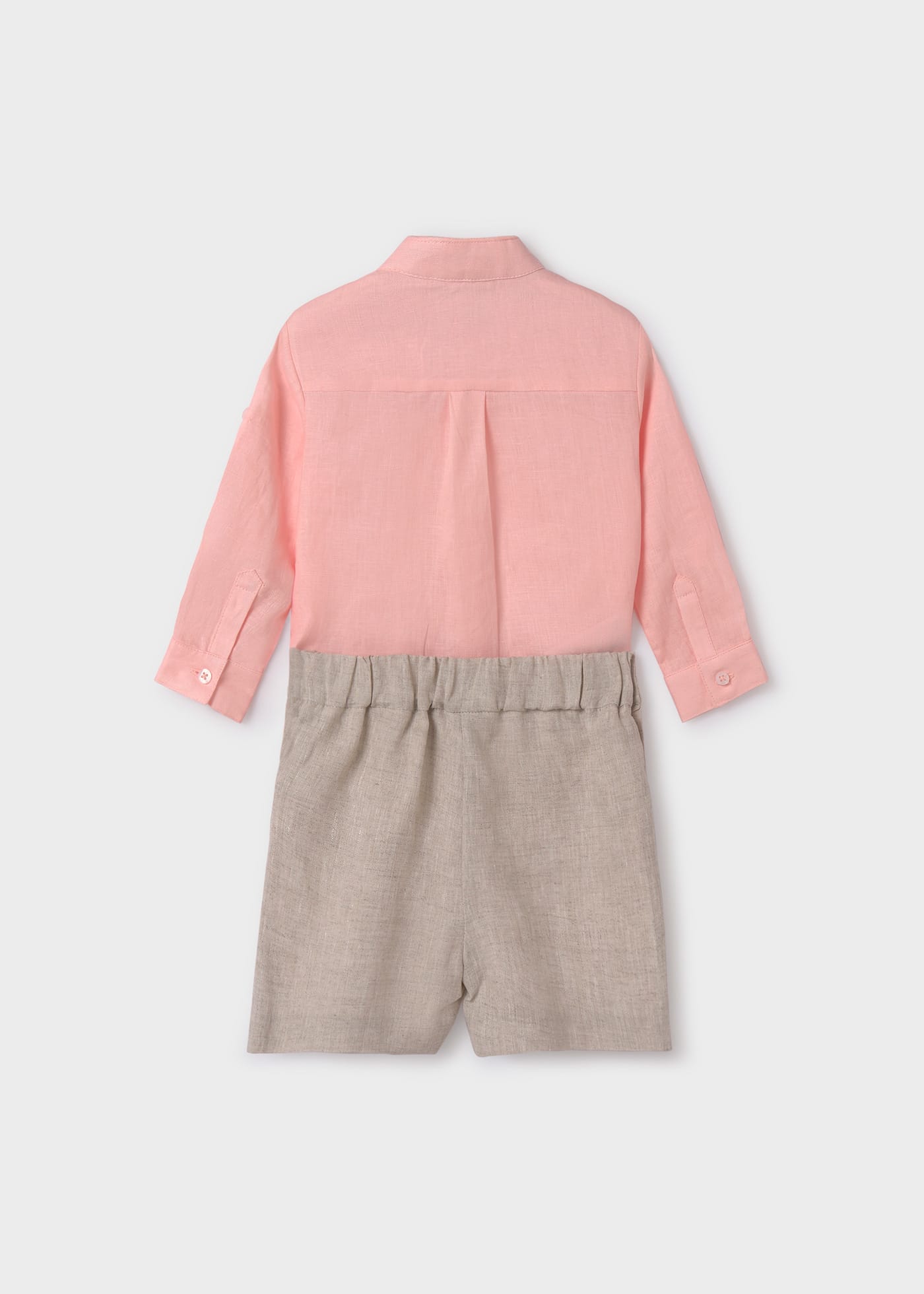 Abel & Lula Abel & Lula Linen Shirt & Bermuda Short Set - Little Miss Muffin Children & Home