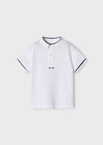 Mayoral Usa Inc Mayoral Short Sleeve Mandarin Neck Polo - Little Miss Muffin Children & Home