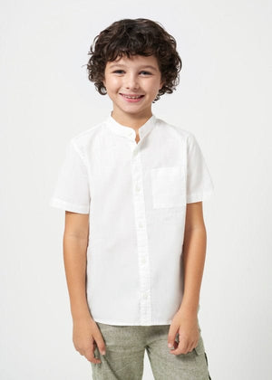 Mayoral Usa Inc Mayoral Short Sleeve Button Down Shirt for Tween Boy - Little Miss Muffin Children & Home