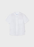 Mayoral Usa Inc Mayoral Short Sleeve Mandarin Collar Shirt - Little Miss Muffin Children & Home