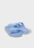 Mayoral Usa Inc Mayoral Double Strap Slide Sandals in Sky Blue - Little Miss Muffin Children & Home