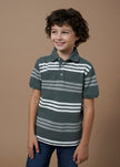 Mayoral Usa Inc Mayoral Short Sleeve Striped Polo for Tween Boys - Little Miss Muffin Children & Home