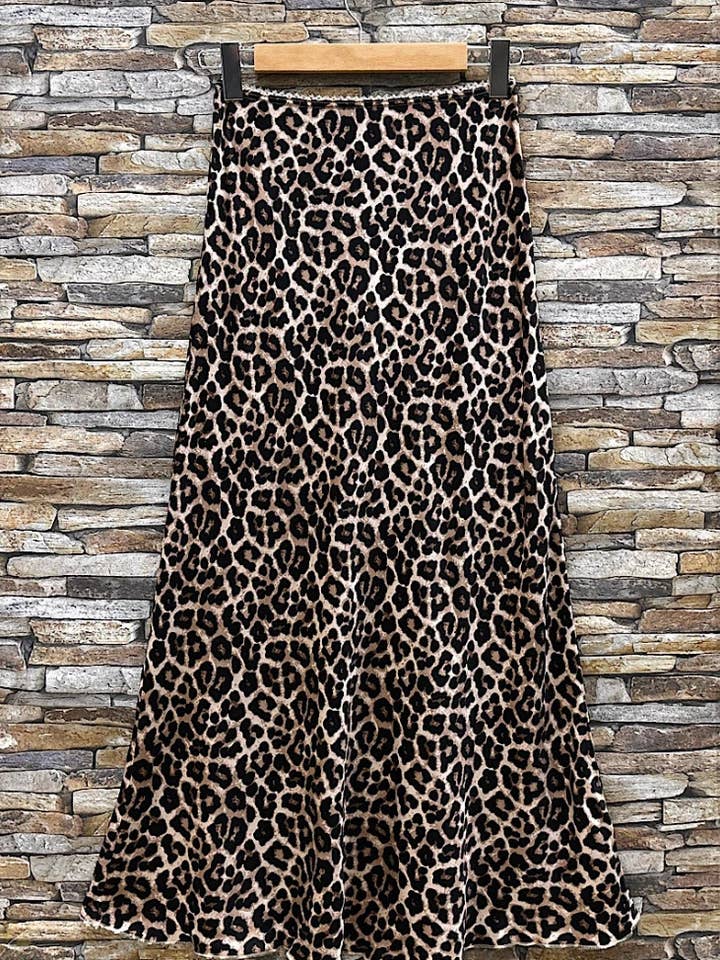 Lace Cheetah Skirt Midi Depop Leopard Midi Skirt Shein Shop