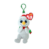 Ty Inc Beanie Bellies Brrrnard Snowman Clip