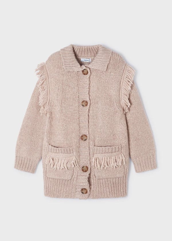 Mayoral Usa Inc Mayoral Knit Cardigan with Fringe Detail - Little Miss Muffin Children & Home