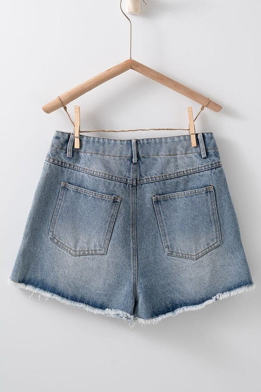 Urban Daizy Urban Daizy Denim Wrap Skort - Little Miss Muffin Children & Home