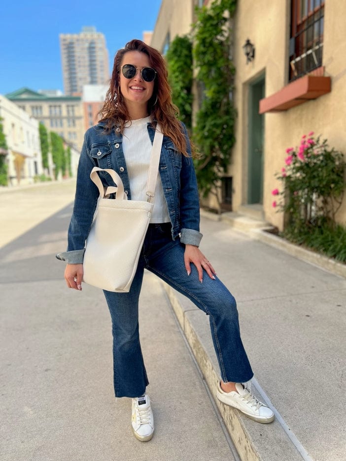 Quilted Koala Quilted Koala Neoprene Town Bag Ivory - Little Miss Muffin Children & Home